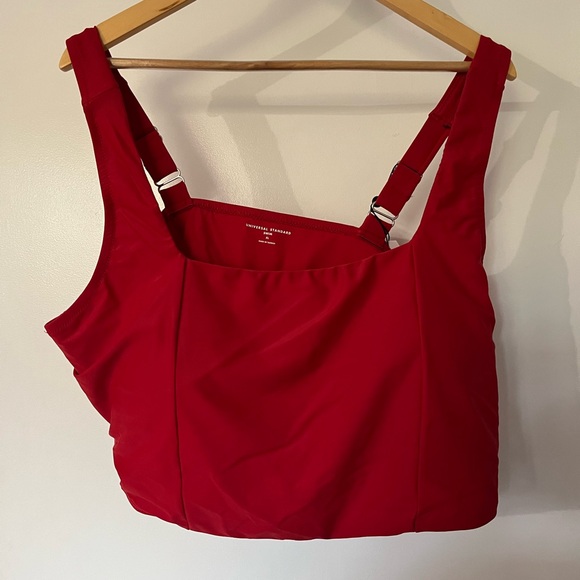 Universal Standard Red Swim Top - Picture 2 of 4